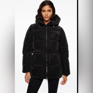 Dynamite Lustre Puffer Jacket Size Medium